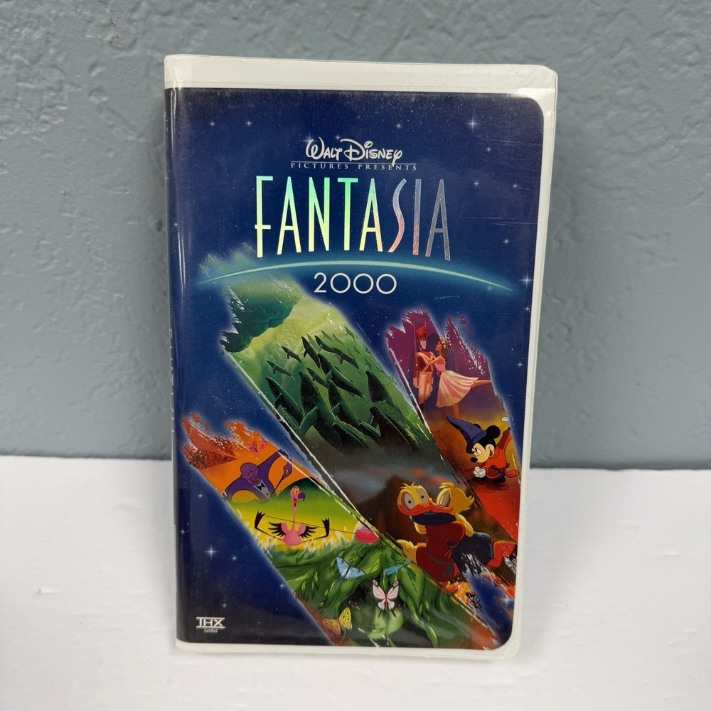 Fantasia 2000 VHS‎ Walt Disney Clamshell Animation Kids Family